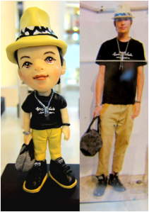Personalized figurine gift - Man with bag