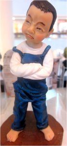 Personalized figurine portrait boy